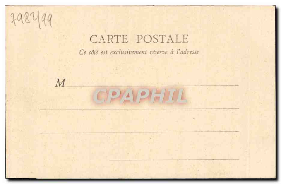 CPA Caen Abside Saint Pierre  — Verso