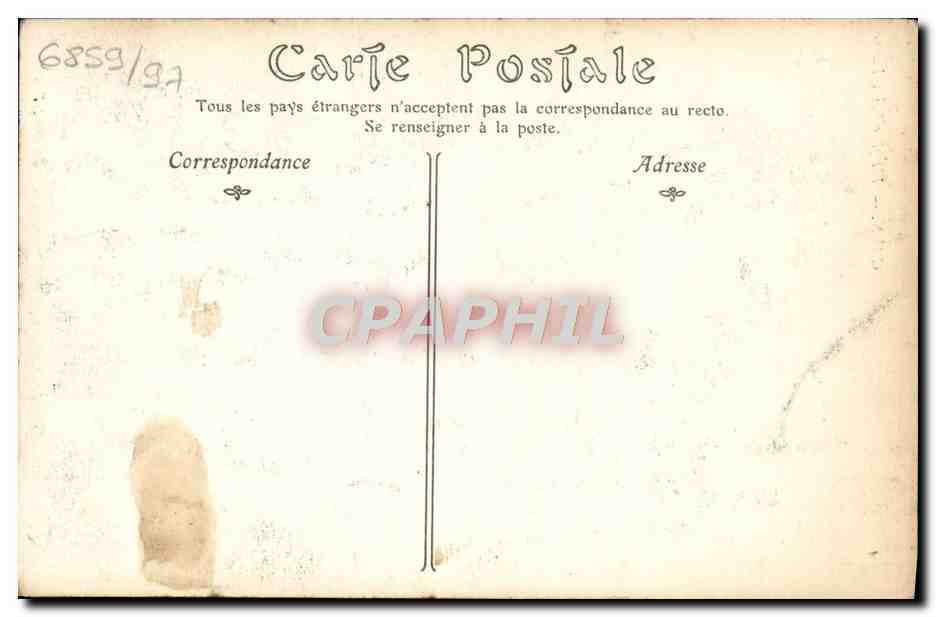 CPA Caen L'Eglise Saint Pierre  — Verso