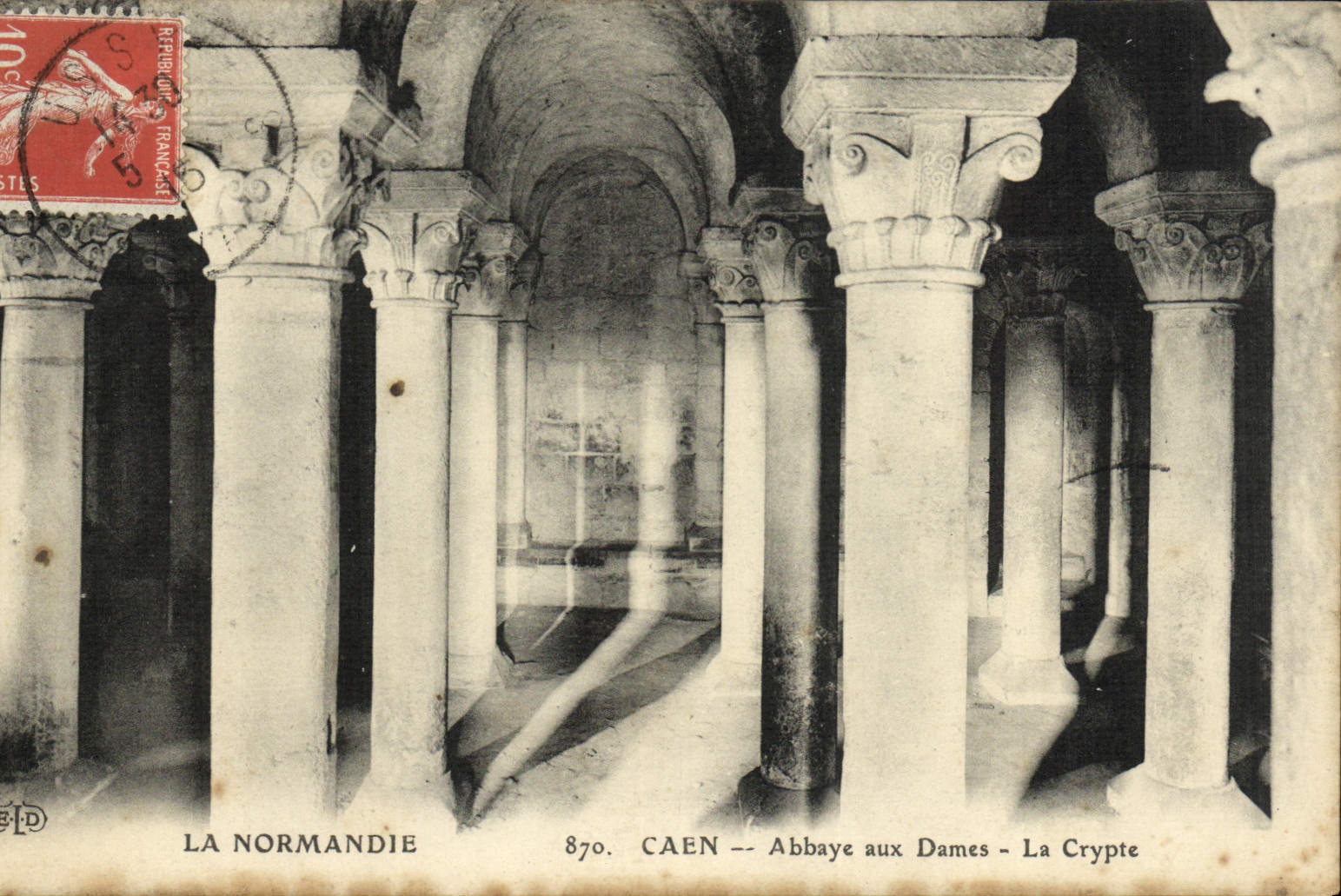 CPA Caen Abbaye aux Dames la Crypte 