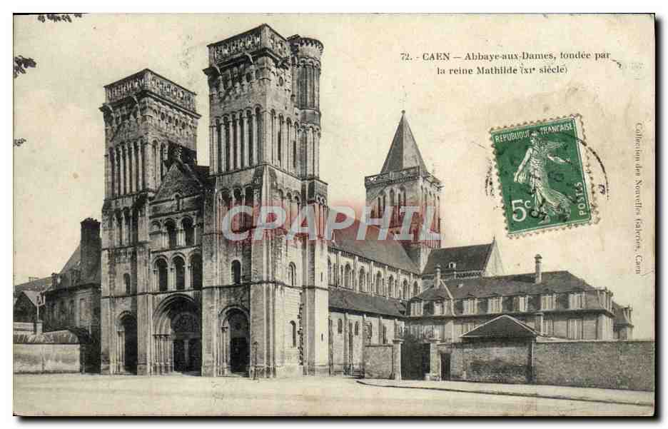 CPA Caen Abbaye aux Dames 