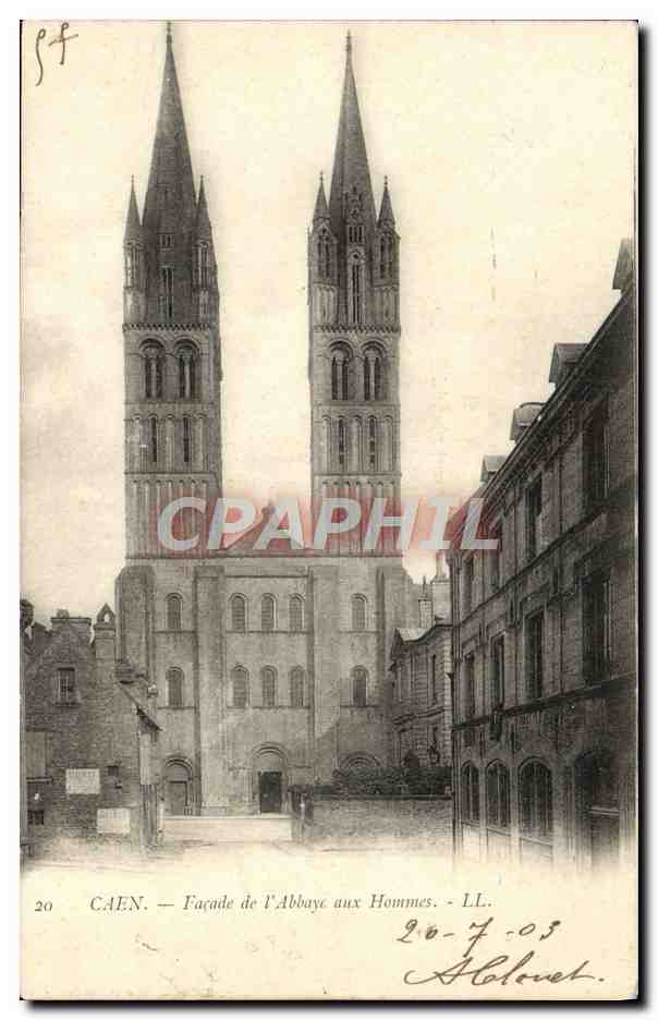 CPA Caen Facade de l'Abbaye aux Hommes 