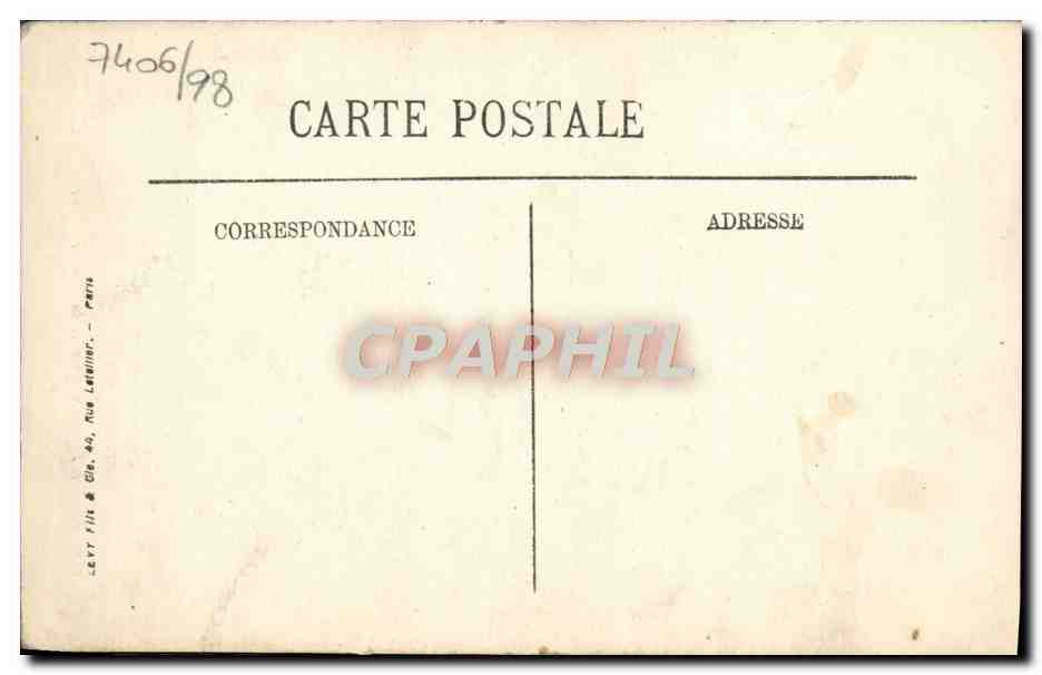 CPA Caen L'Eglise St Jean et la Tour Penchee  — Verso