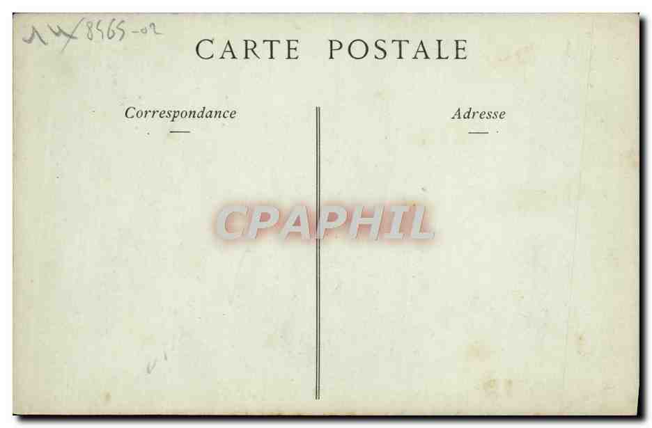 CPA Caen L'Orne en amont du Barrage  — Verso