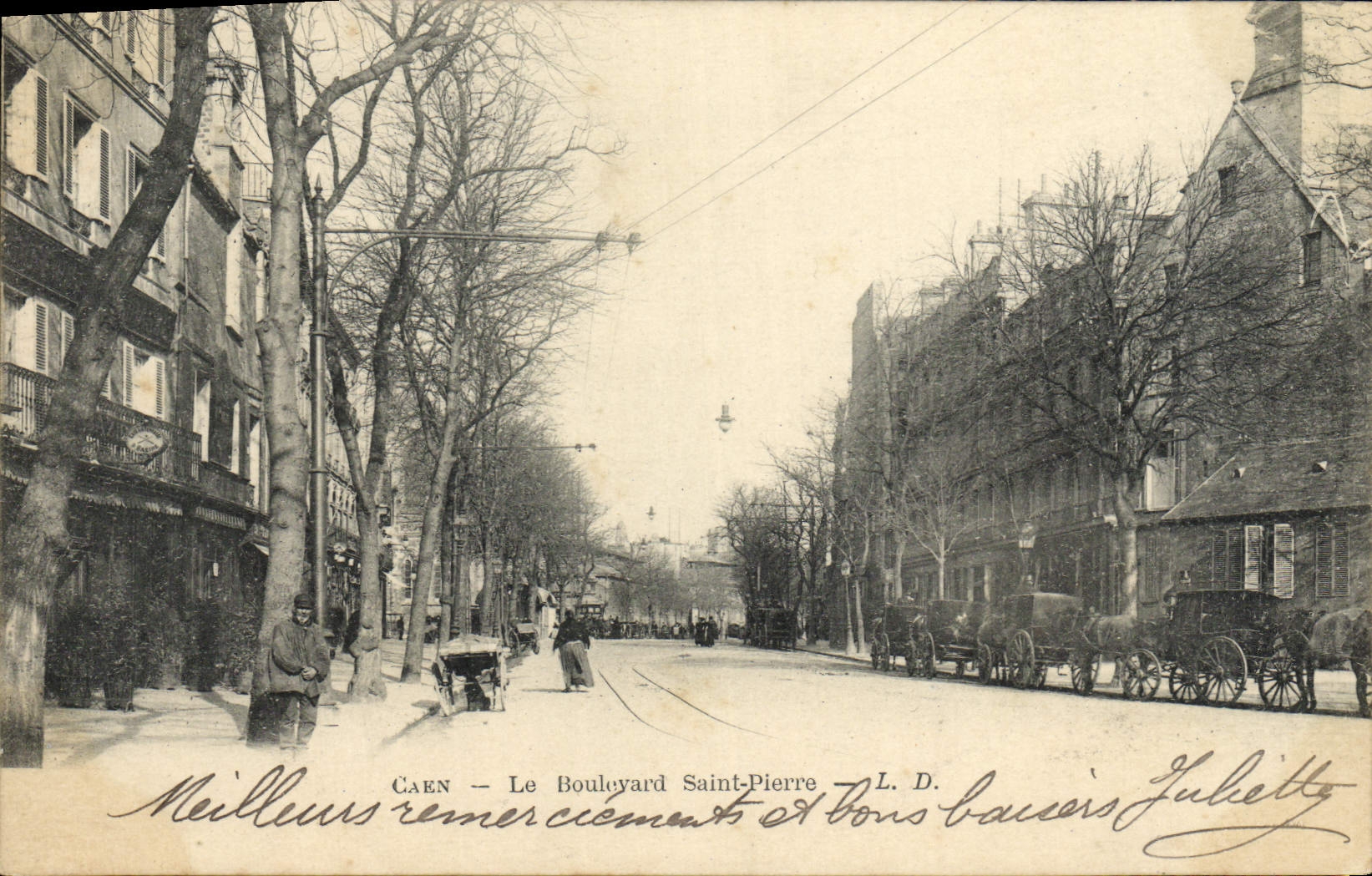 Caen — Le Boulevards Saint-Pierre — L. D.