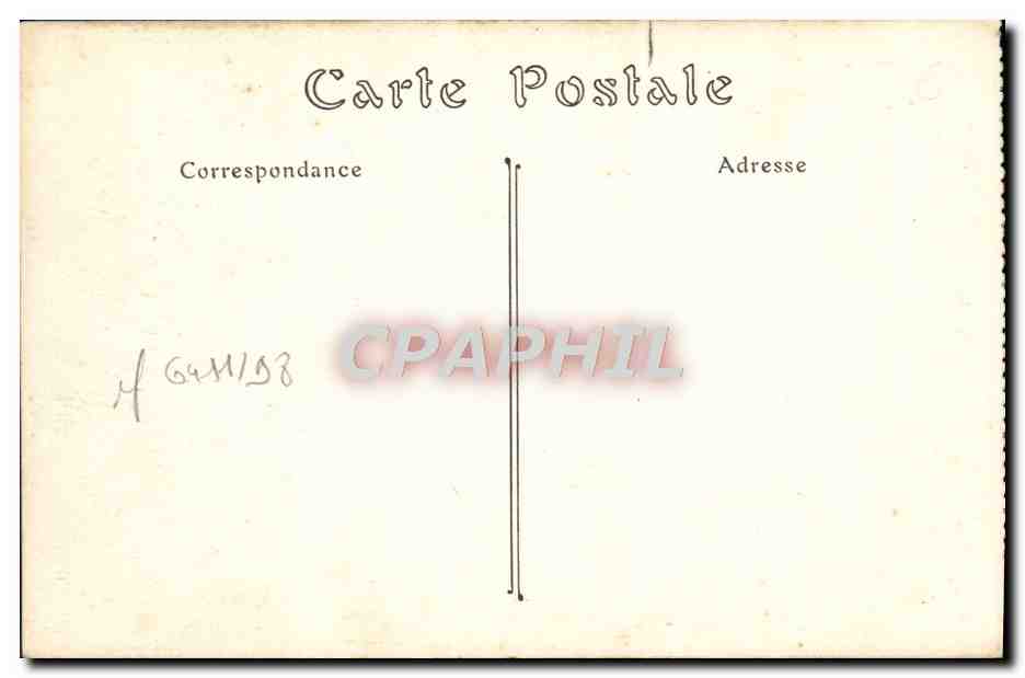 CPA Caen Le Clocher Saint Pierre vue prise du Chateau  — Verso