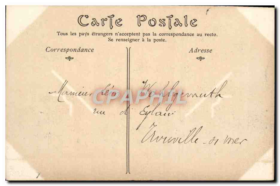 CPA Caen Porte principlae du Chateau Caserne Lefebvre Soldats Militaria — Verso
