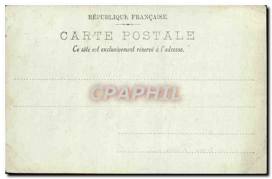 CPA Caen Le Lycee Le Cloitre  — Verso