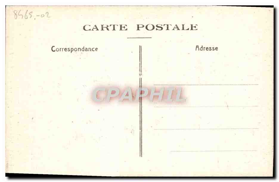 CPA Caen Eglise de la Trinite La Nef  — Verso