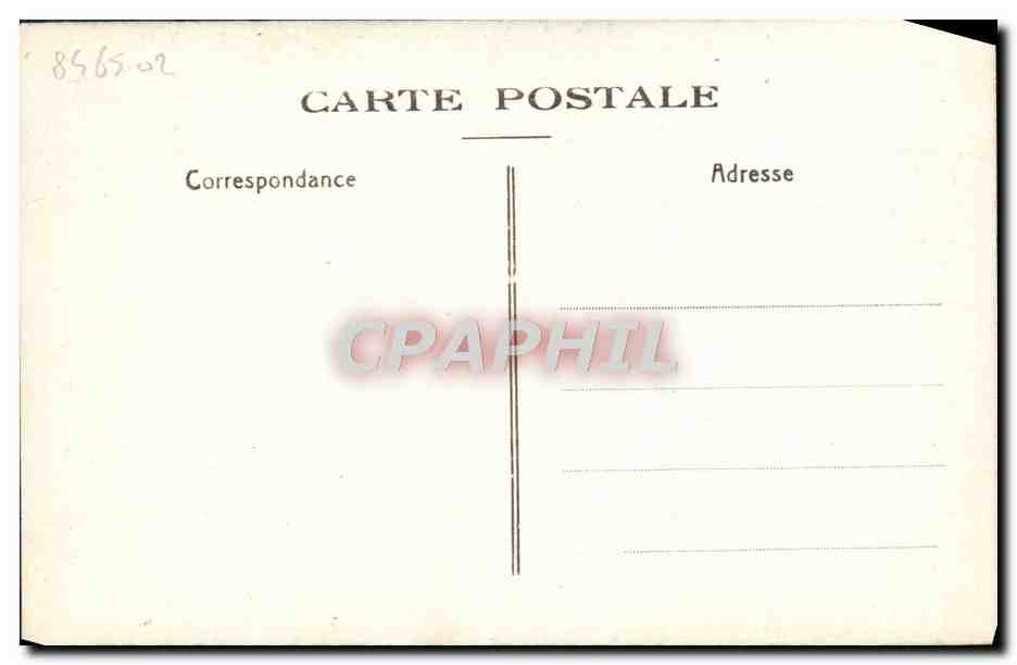 CPA Caen Eglise de la Trinite La Nef  — Verso