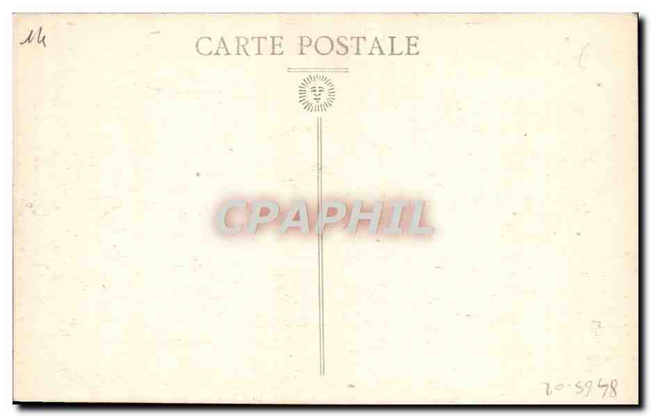 CPA CaenDetail du Portail de l'Abbaye aux Dames  — Verso