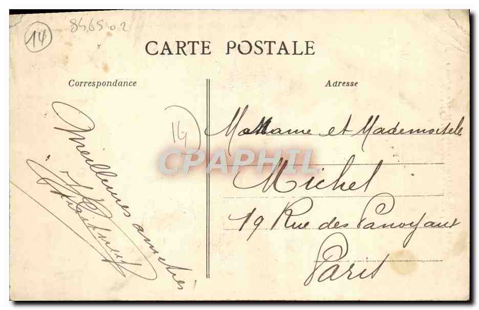 CPA Caen La Trinite ancienne Abbaye aux Dames fondee pur Mathllde de France Xl e siecle  — Verso