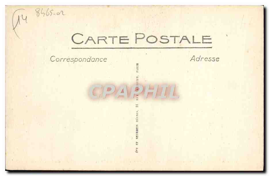 CPA Caen Eglise de la Trinite Abbaye aux Dames  — Verso