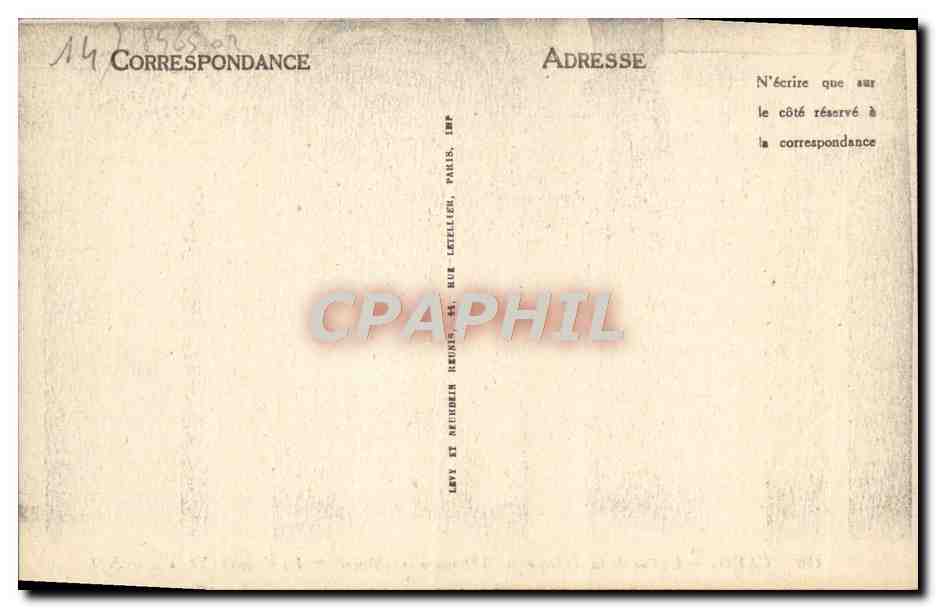 CPA Caen Eglise de la Trinite Abbaye aux Dames la Crypte  — Verso
