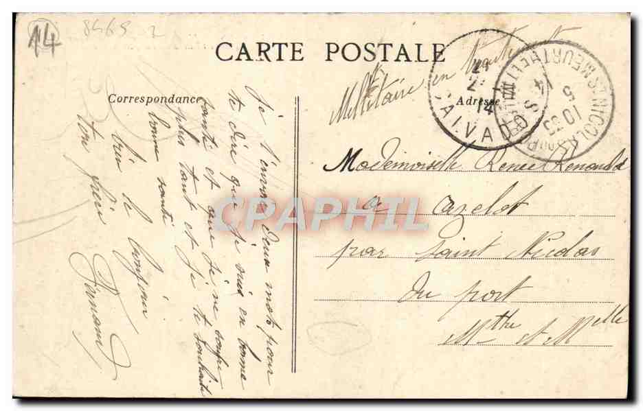 CPA Caen Abbaye aux Dames fondee par la Reine Mathilde Xl e siecle  — Verso