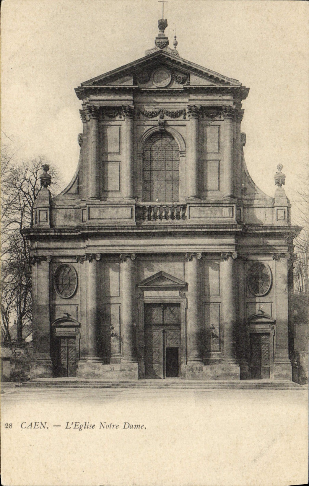 Caen — L'Église Notre-Dame — éditeur inconnu, n° 28