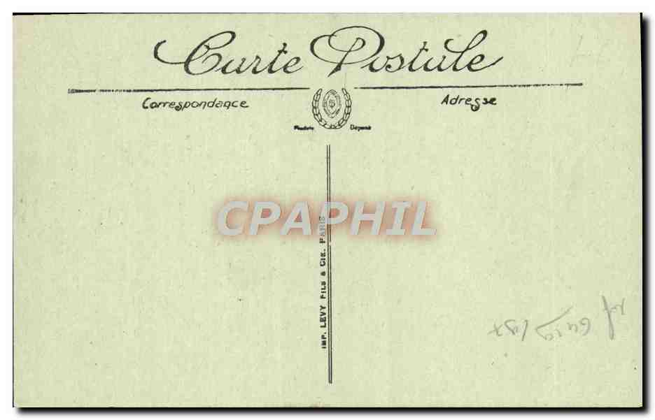 CPA Caen Eglise Notre Dame Interieur  — Rückseite