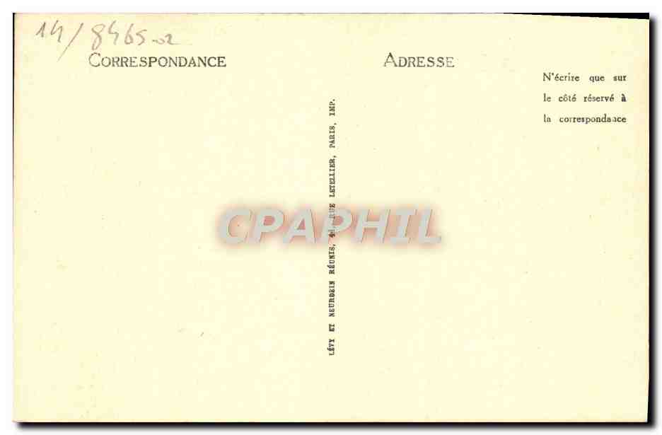 CPA Caen Eglise saint etienne abbaye aux hommes — Verso