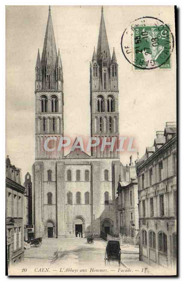 CPA Caen L'abbaye aux hommes Facade