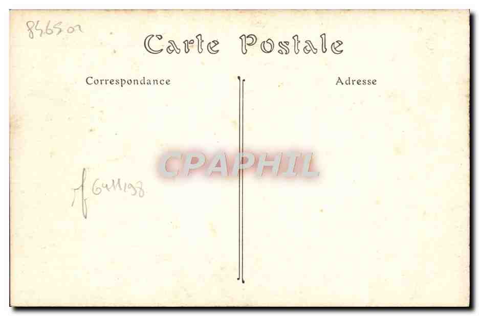 CPA Caen Nej de l'eglise saint etienne Abbaye aux Hommes  — Verso