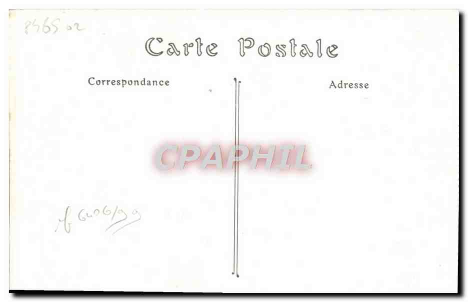 CPA Caen Nej de l'eglise saint etienne Abbaye aux hommes — Verso