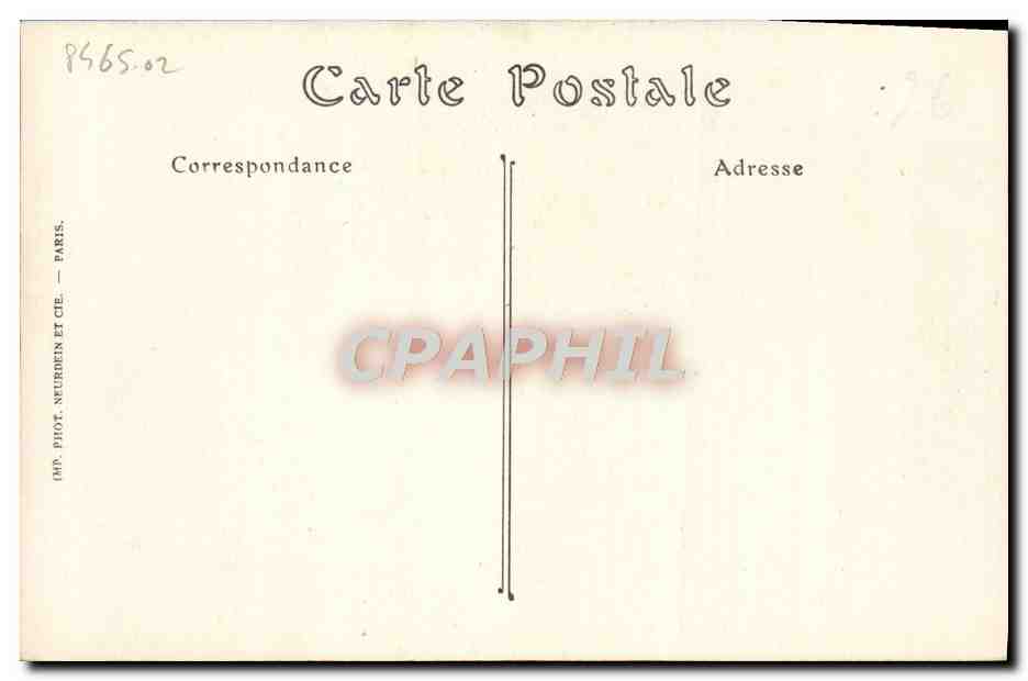 CPA Caen Nef de l'eglise saint etienne abbaye aux hommes — Verso