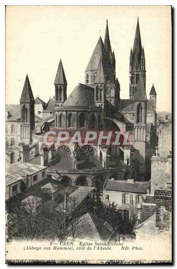 CPA Caen Eglise saint etienne abbaye aux hommes