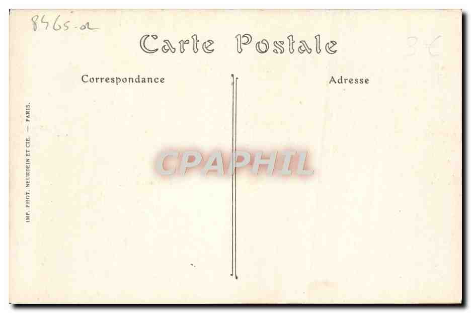 CPA Caen Saint etienne abbaye aux hommes — Verso