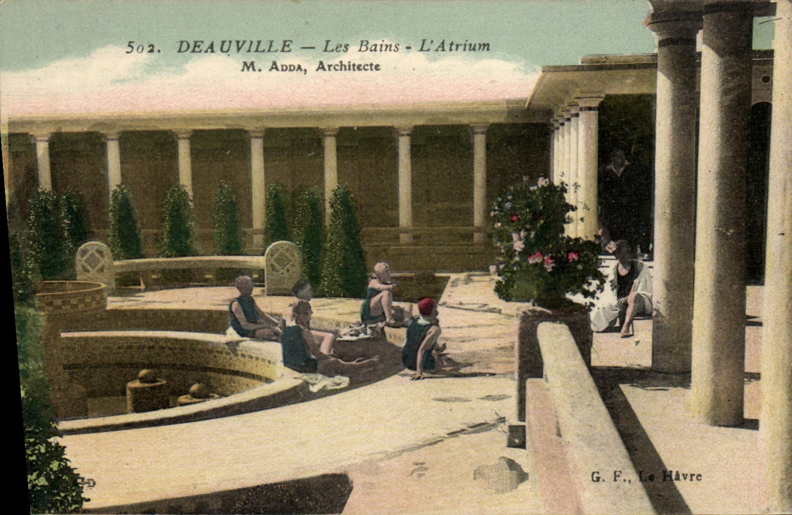 Deauville — Les Bains — L'Atrium — M. Adda, Architecte