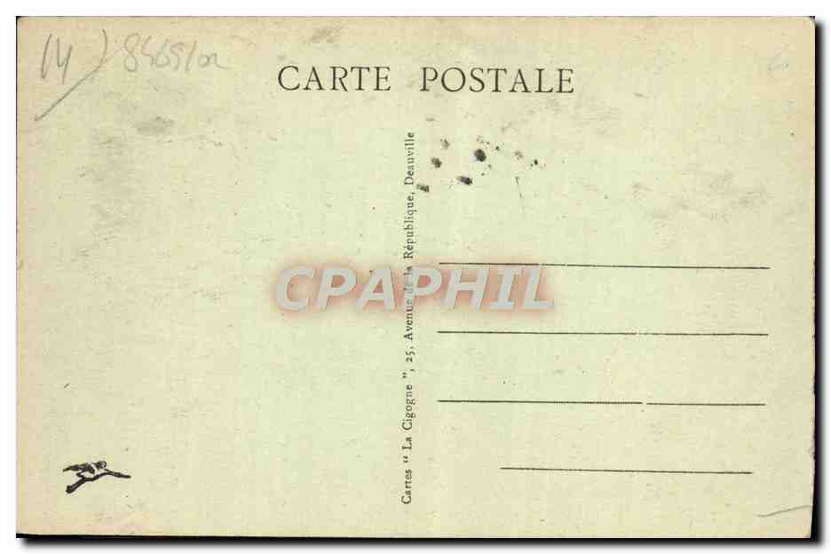 Deauville, la Plage Fleurie — Le Bassin des Yachts — The flowered Beach — The Yachts-Harbour — Verso