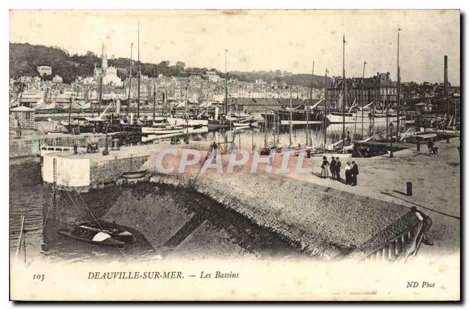 Deauville-sur-Mer — Les Bassins — ND Phot, n°103