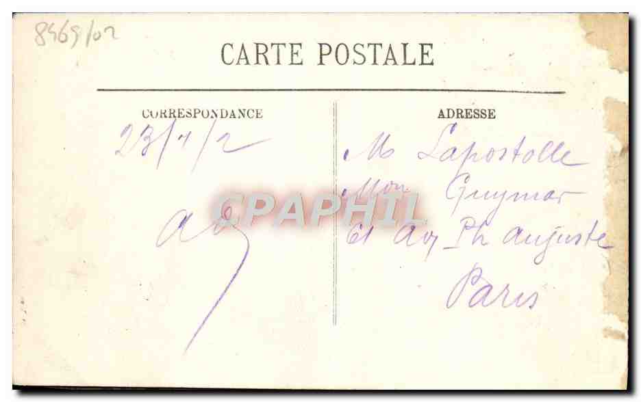 Déauville — Le Bassin des Yachts et le Phare — LL — Verso