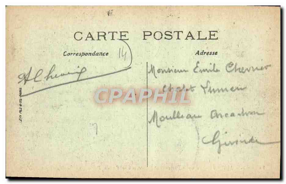 Deauville — Le Bassin des Yachts et le Phare — LL — Verso