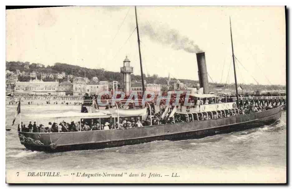 Deauville — L’Augustin-Normand dans les Jetées — LL.