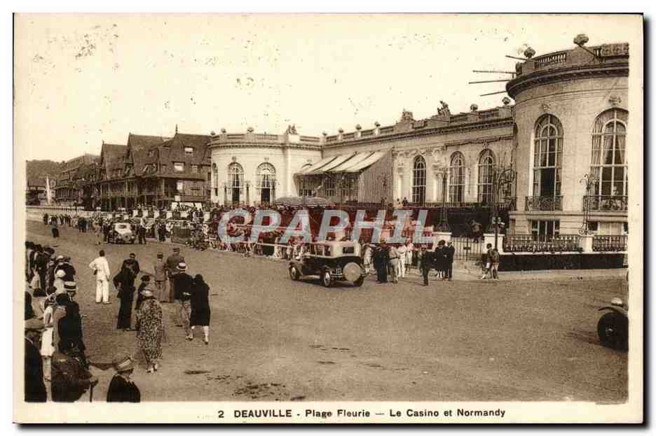 Deauville - Plage Fleurie — Le Casino et Normandy — éditeur : Deauville