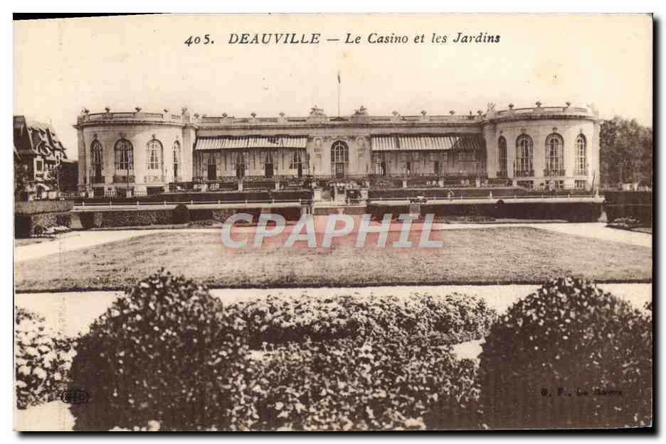 Deauville — Le Casino et les Jardins — G. F. Le Sanno