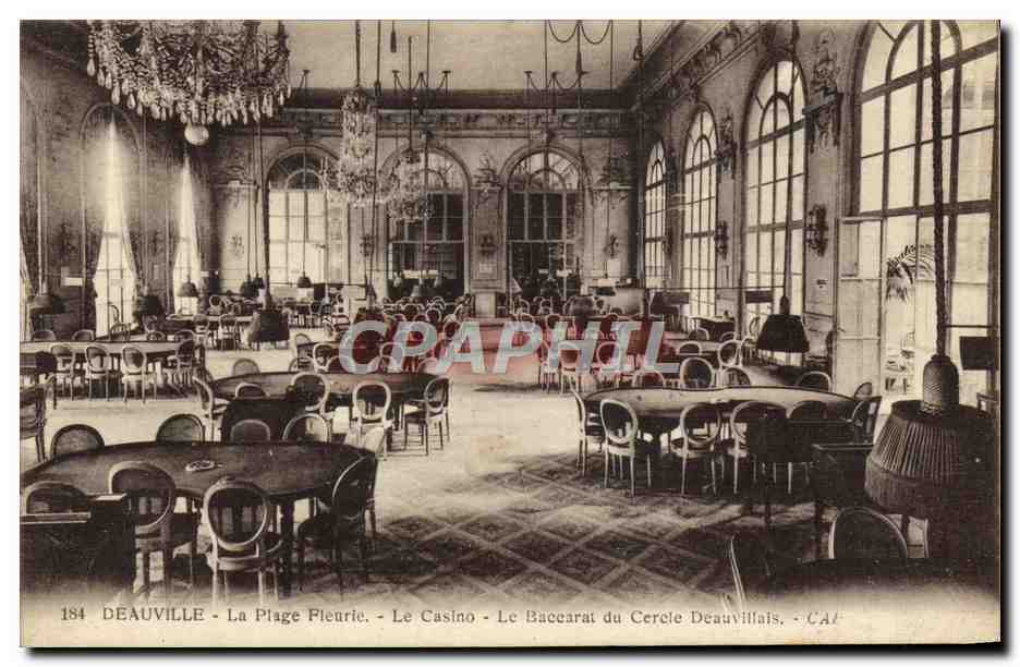 Deauville - La Plage Fleurie - Le Casino - Le Baccarat du Cercle Deauvillais