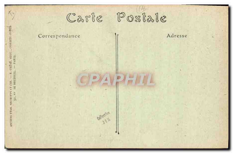 CPA Deauville La plage fleurie Les tribunes du champ de courses Chevaux Hippisme — Verso