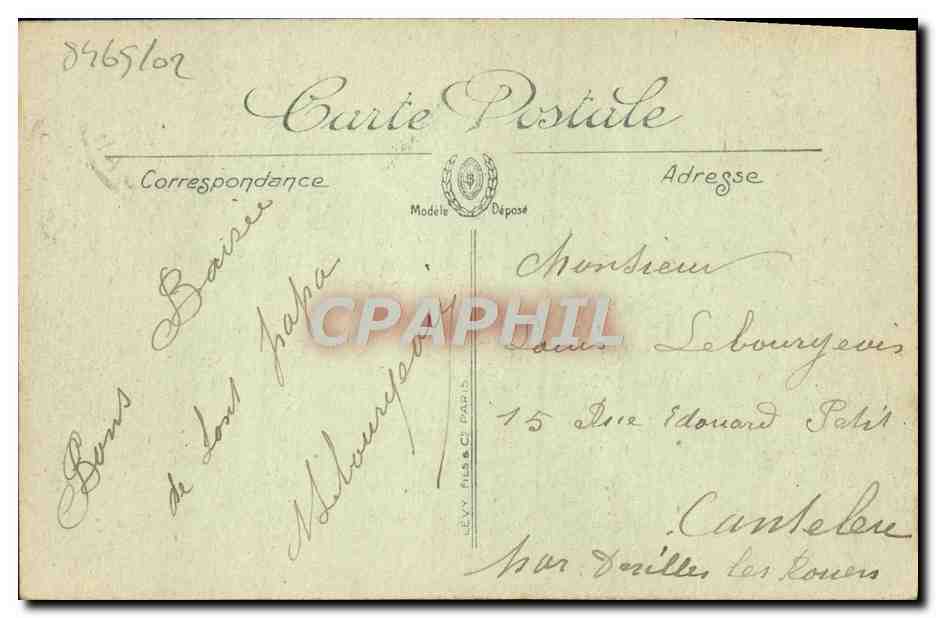 Déauville — Ferme du Coteau — LL. n°298 — Verso
