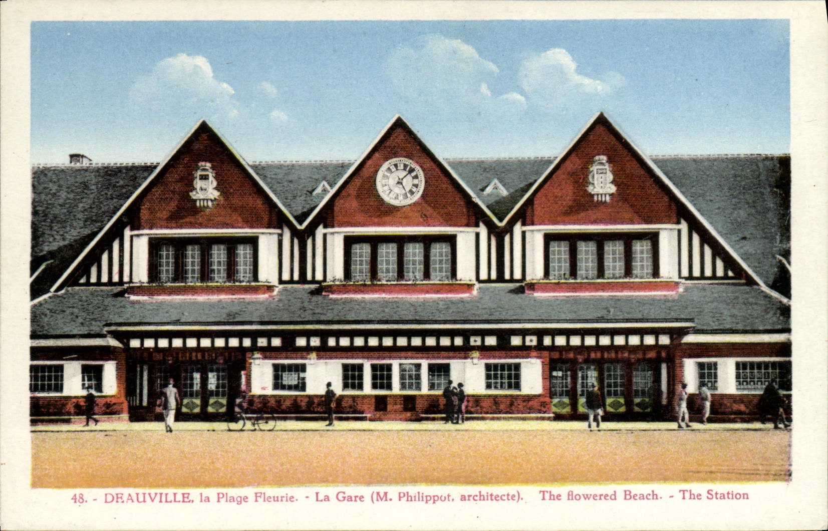 Deauville, la Plage Fleurie — La Gare (M. Philippot, architecte)