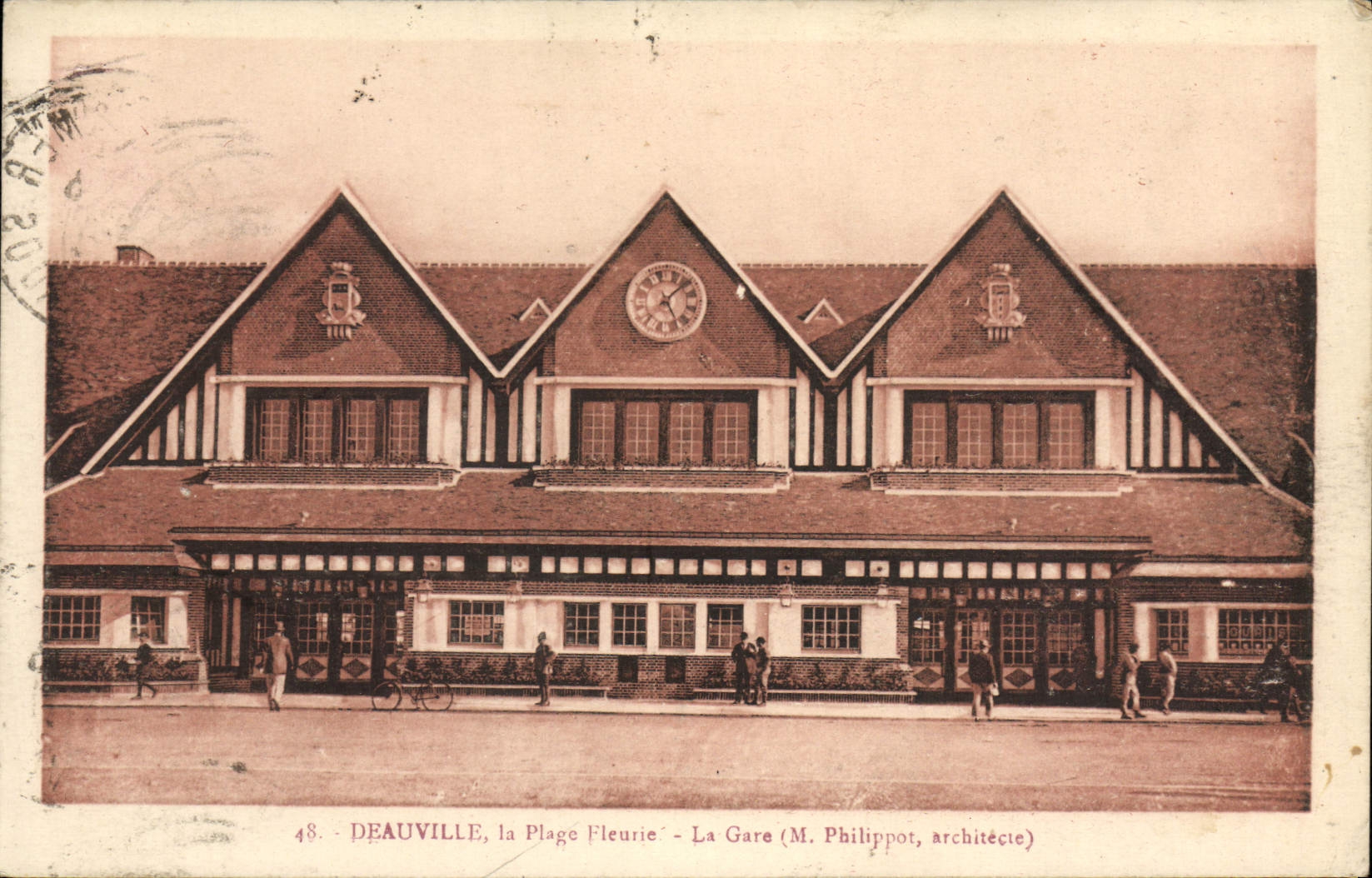 Deauville, la Plage Fleurie - La Gare (M. Philippot, architecte)