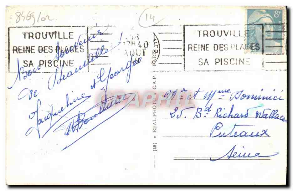 Deauville - La Plage Fleurie - Le Normandy Hôtel — Verso