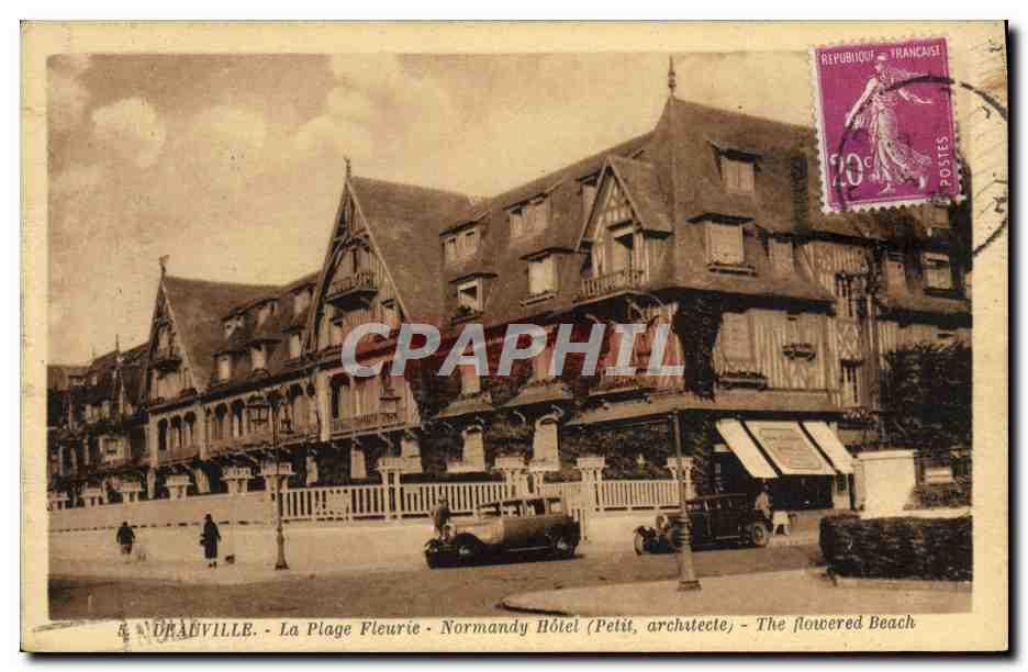 Dauville - La Plage Fleurie - Normandy Hôtel (Petit, architecte)