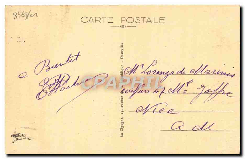 Dauville - La Plage Fleurie - Normandy Hôtel (Petit, architecte) — Verso