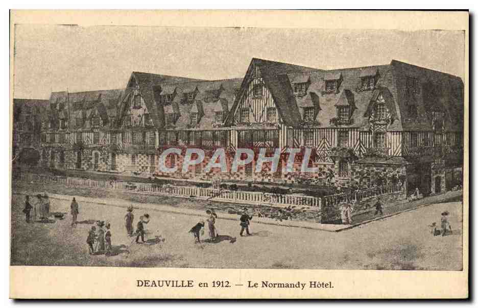 Deauville en 1912 — Le Normandy Hôtel
