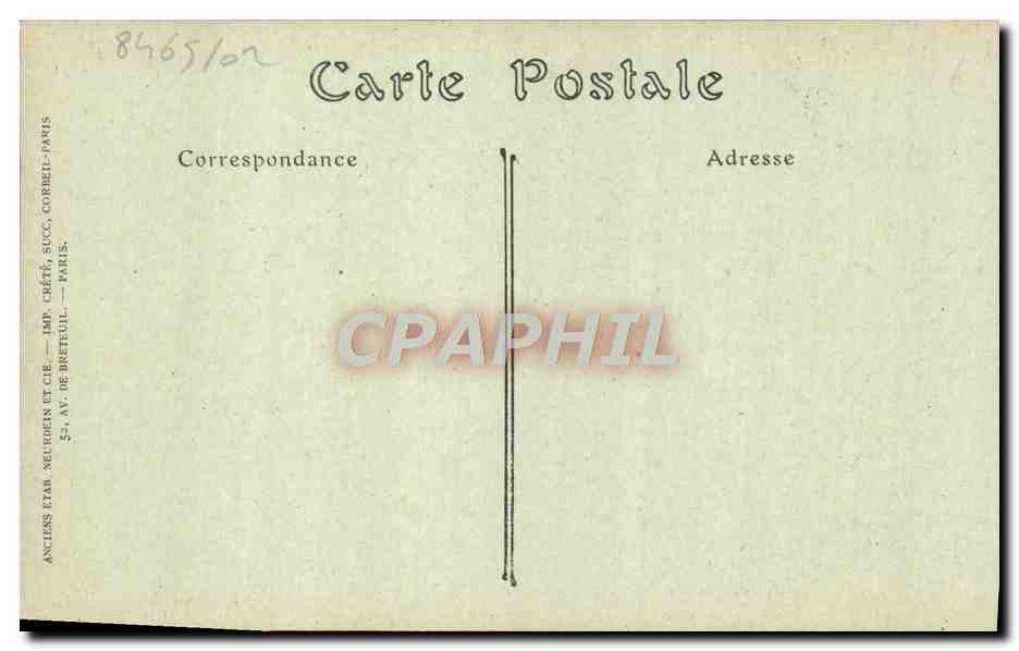 Deauville-La Plage-Fleurie — Le Normandy-Hôtel (Théo Petit, architecte) — Verso