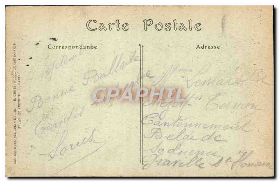 Deauville-La-Plage-Fleurie — Le « Normandy-Hôtel » (Théo Petit, architecte) — Verso