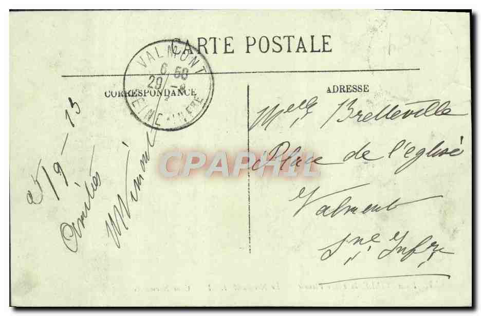 Deauville, la Plage Fleurie — Le Normandy-Hotel — Cour Normande — LL — n°255 — Verso