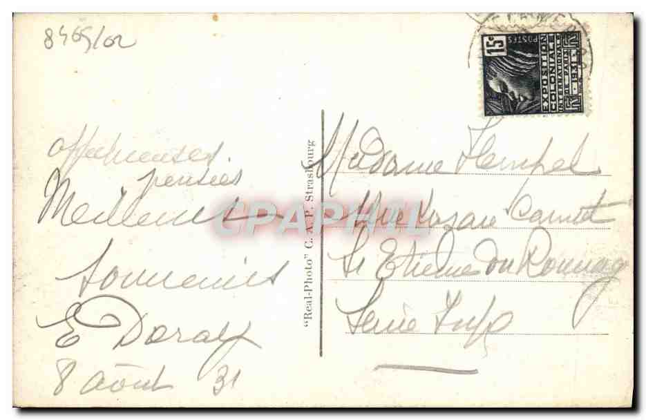 Deauville - La Plage Fleurie - Le Royal Hôtel — éditeur C.A.P. n°278 — Back