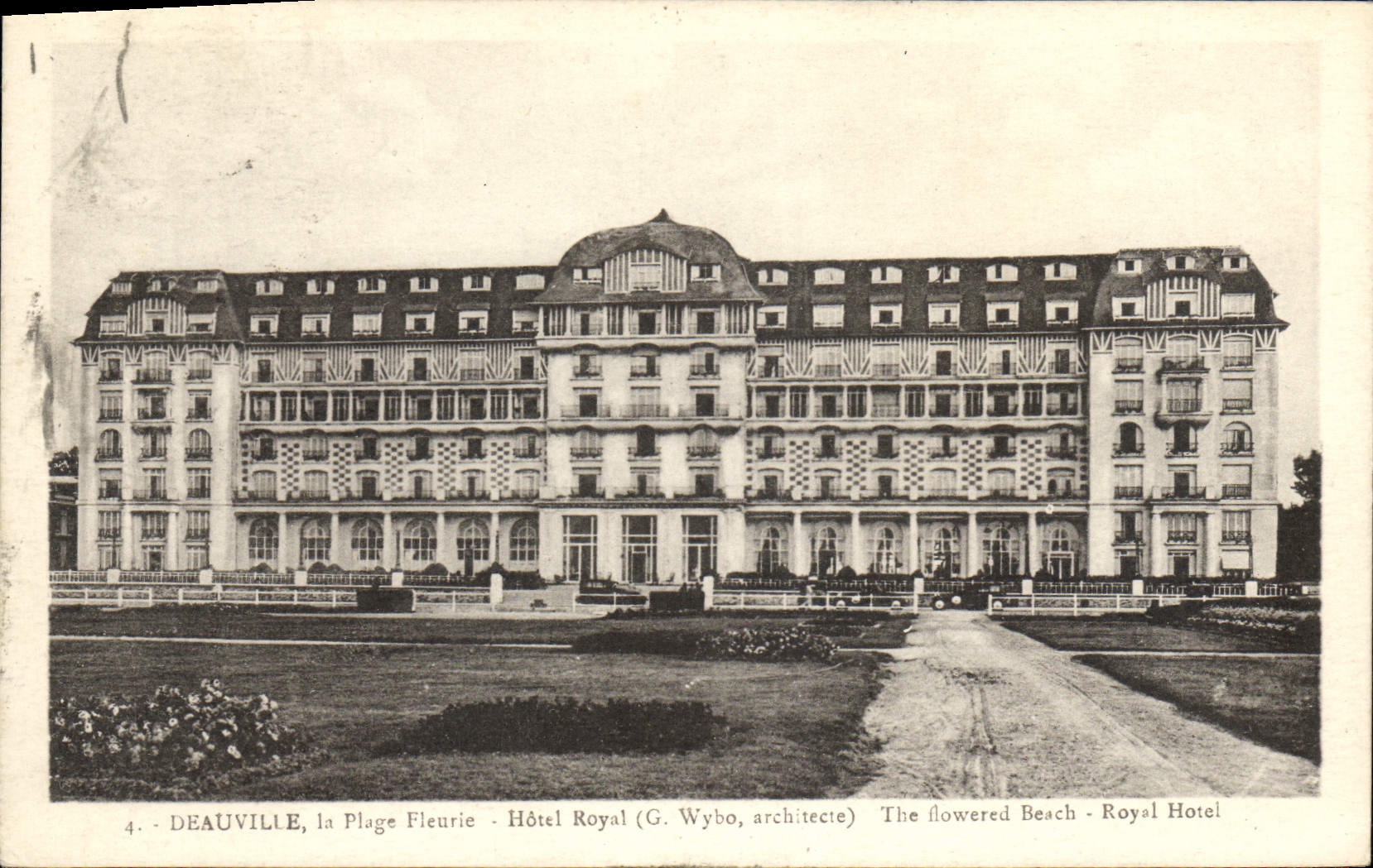 Deauville, la Plage Fleurie - Hôtel Royal (G. Wybo, architecte)