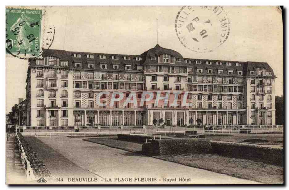 Deauville - La Plage Fleurie - Royal Hôtel — Graphique n°143